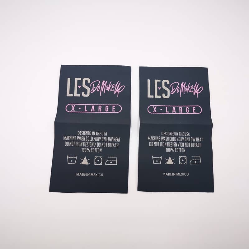 Garment care label