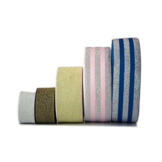 Plain knitted elastic band