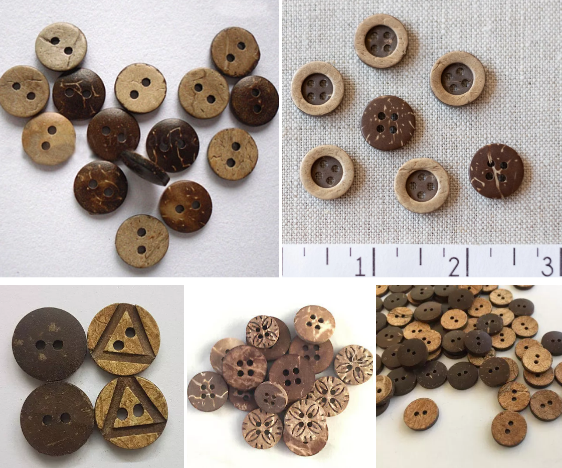 Coconut Shell Button